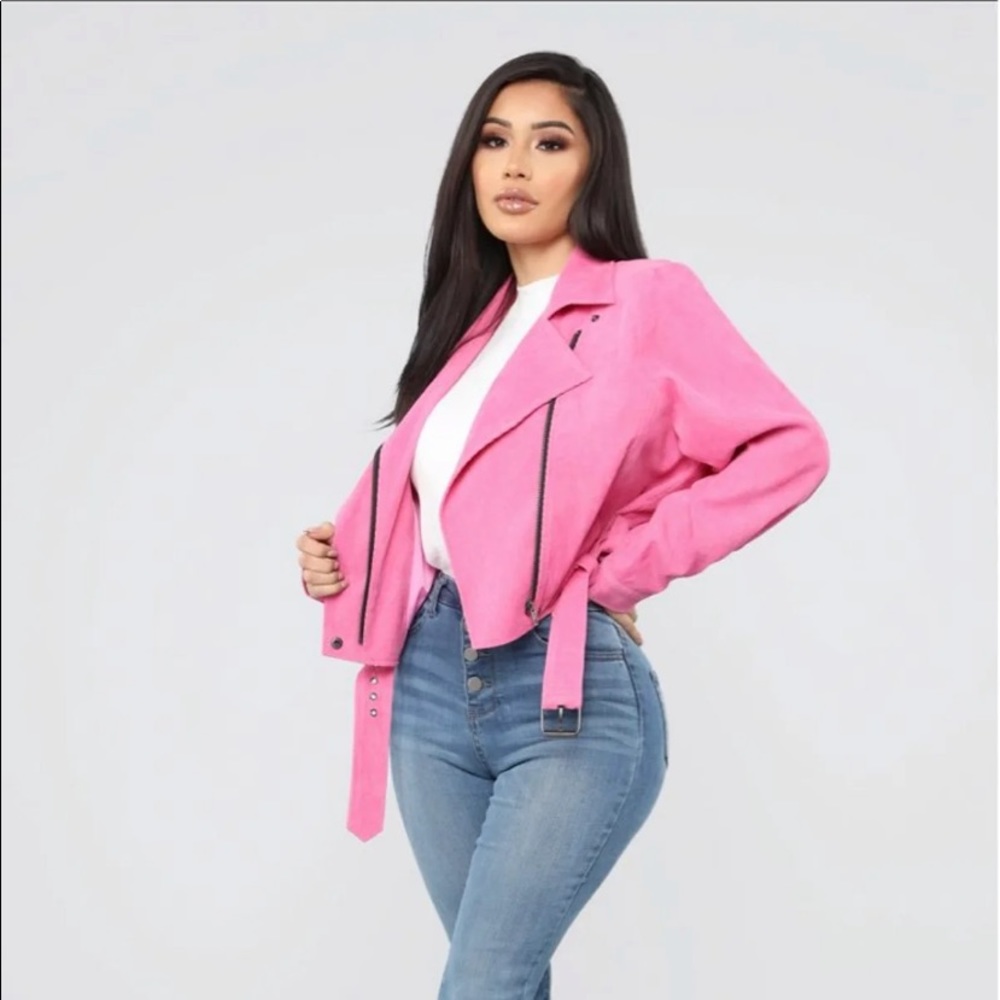 Pink Corduroy Jacket
